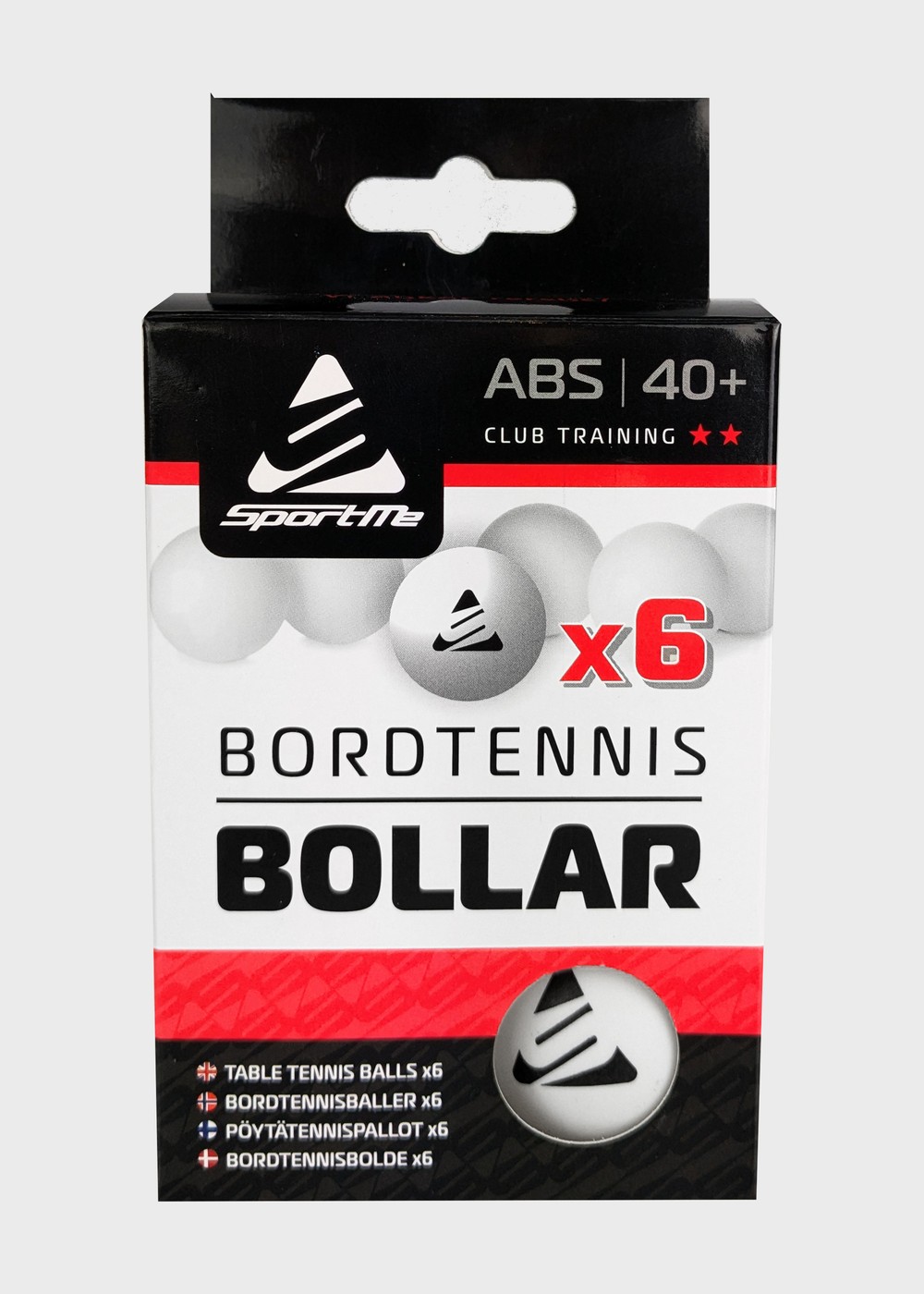 Bordtennisbollar, 6p Vita, White, No Size,  Sommarlek