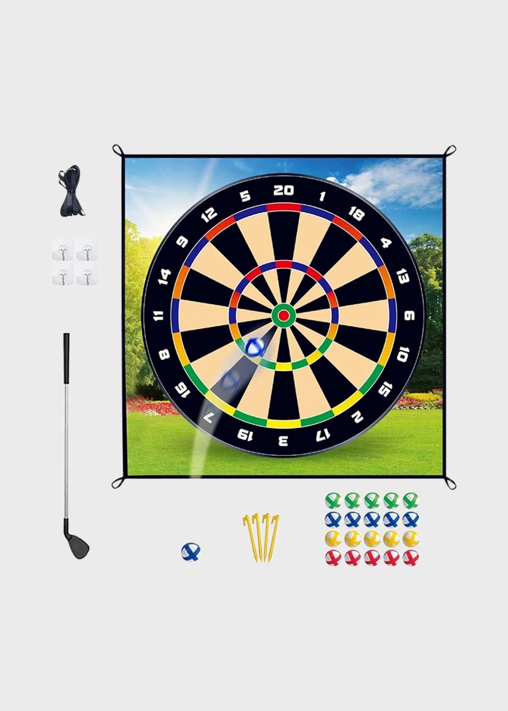 Golfdart Matta, Multi, No Size,  Sommarlek