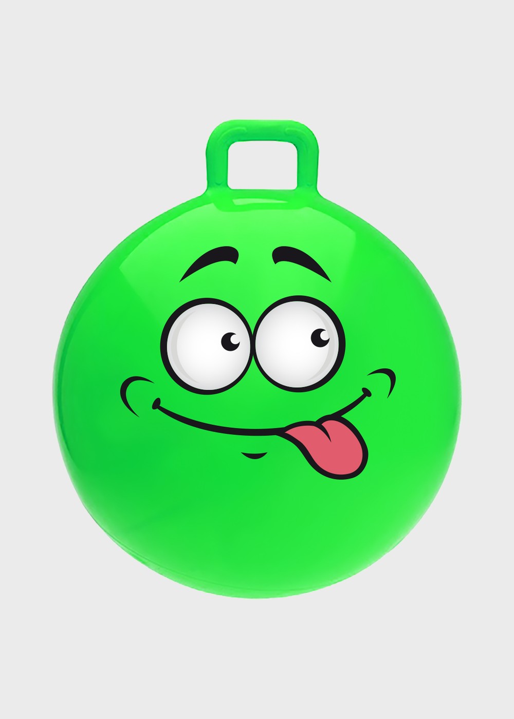 Hoppboll Funny Face, 55 Cm Grö, Green, No Size,  Sommarlek
