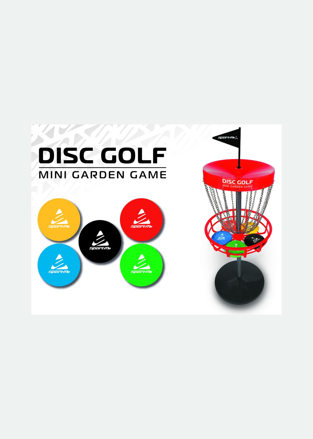 Mini Discgolfset Med Korg, Red, No Size,  Sommarlek Mini Discgolfset Med Korg, Red, No Size,  Sommarlek