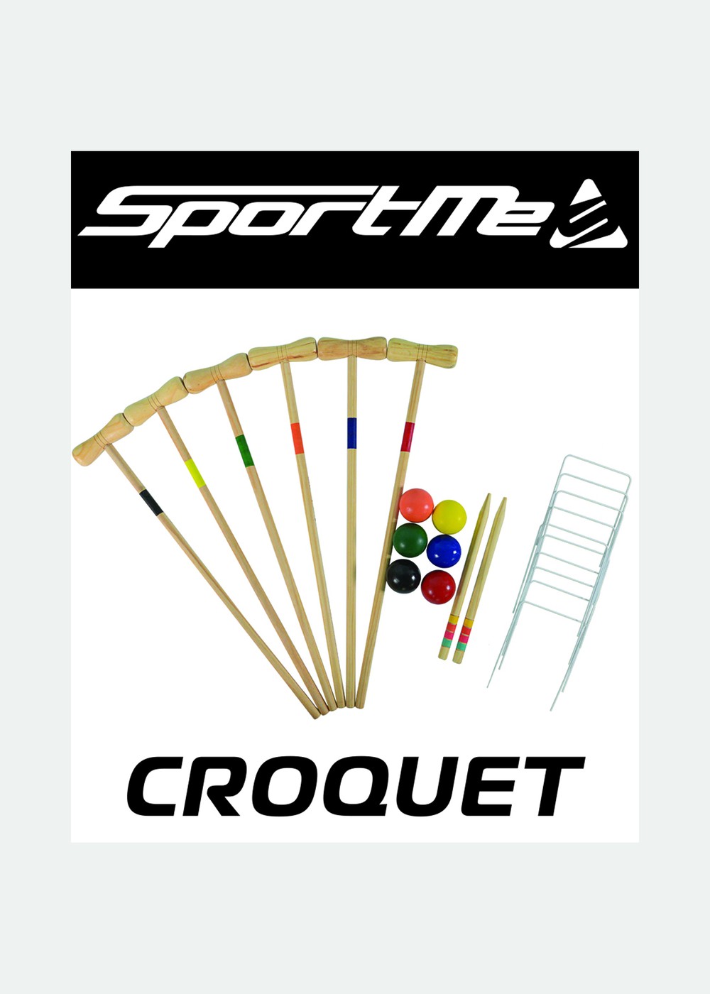 Krocket Spel 6 Spelare, Multi, No Size,  Sommarlek