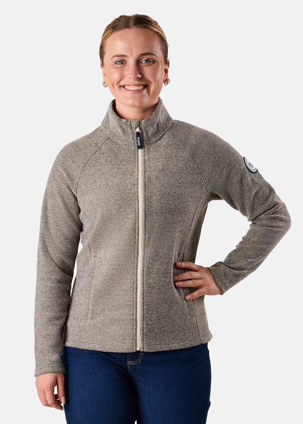 Sailor Fleece W, Khaki Melange, 46,  Tröjor Sailor Fleece W, Khaki Melange, 46,  Tröjor