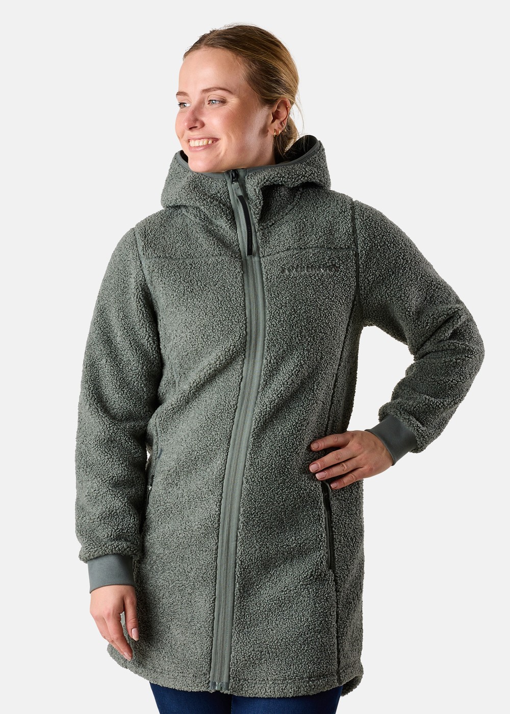 Lofoten Pile Coat W, Sage Green, 34,  Fleecetröjor Lofoten Pile Coat W, Sage Green, 34,  Fleecetröjor