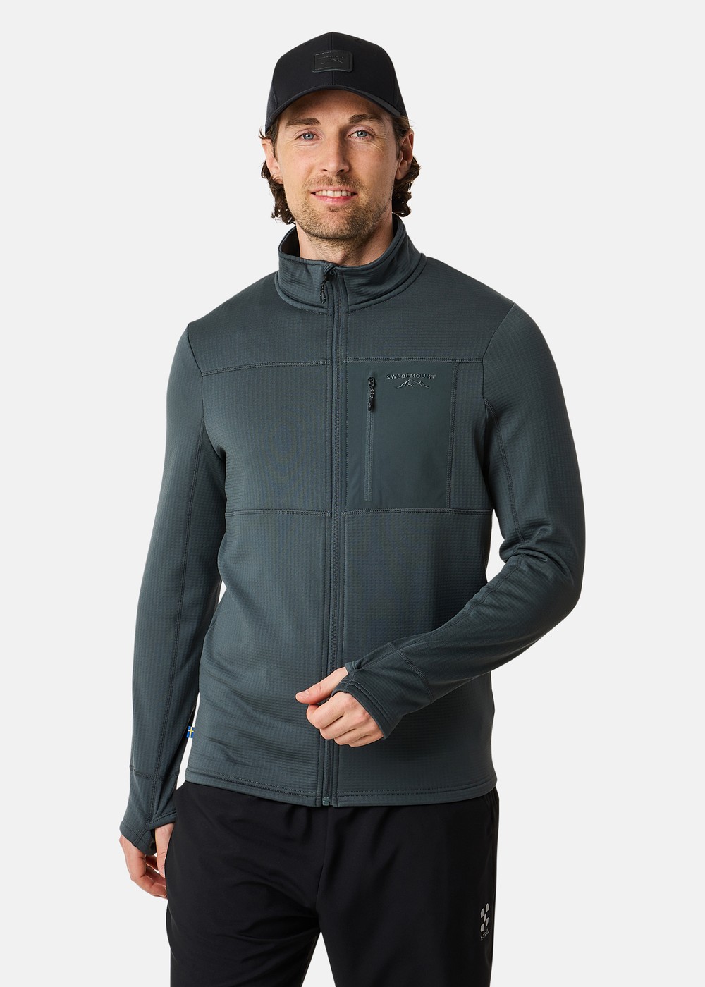 Trondheim Midlayer Full Zip, Dusty Olive, S,  Tröjor Trondheim Midlayer Full Zip, Dusty Olive, S,  Tröjor