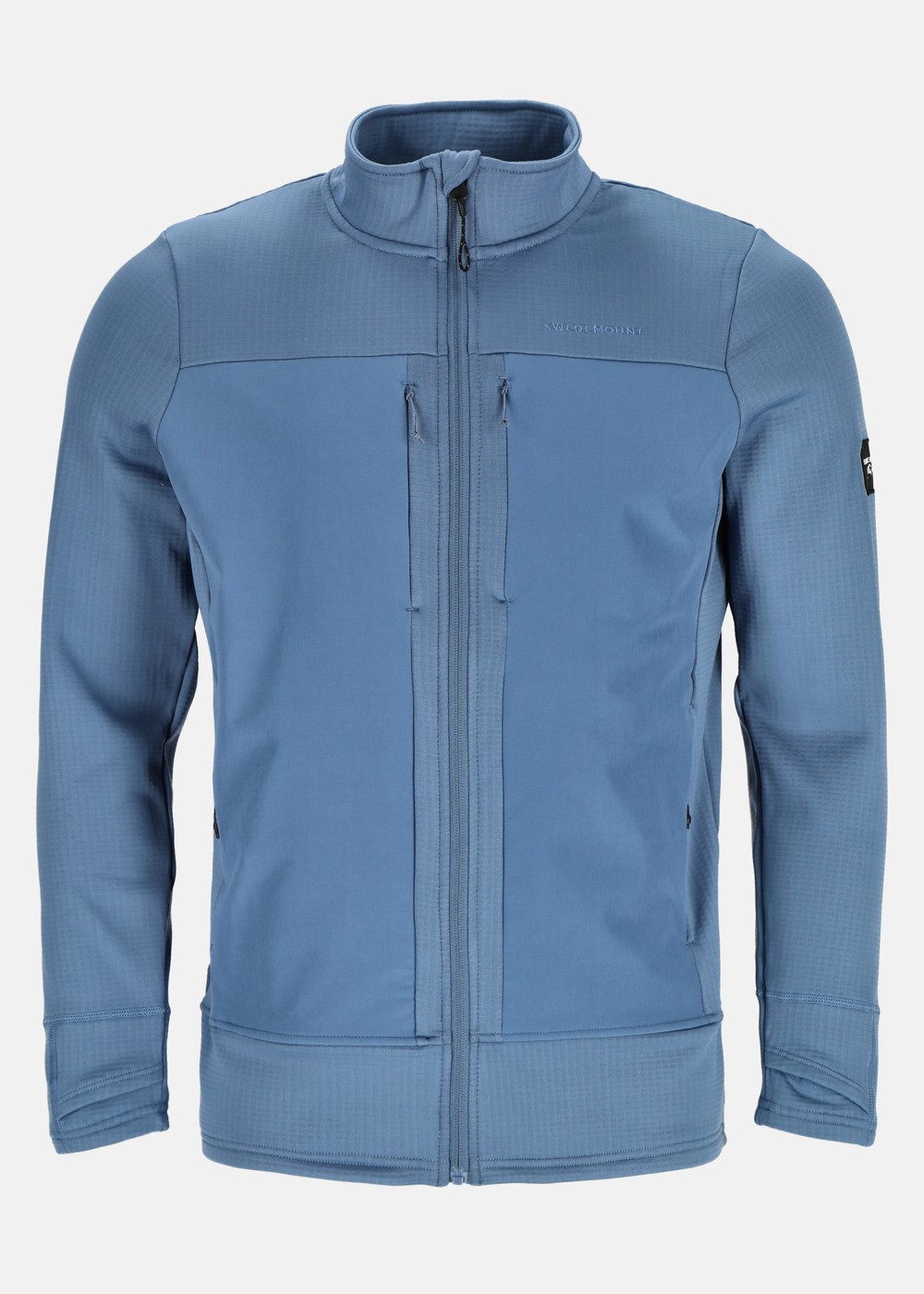 Trondheim Wind Mid Layer Full Zip, Dusty Blue, M,  Tröjor Trondheim Wind Mid Layer Full Zip, Dusty Blue, M,  Tröjor
