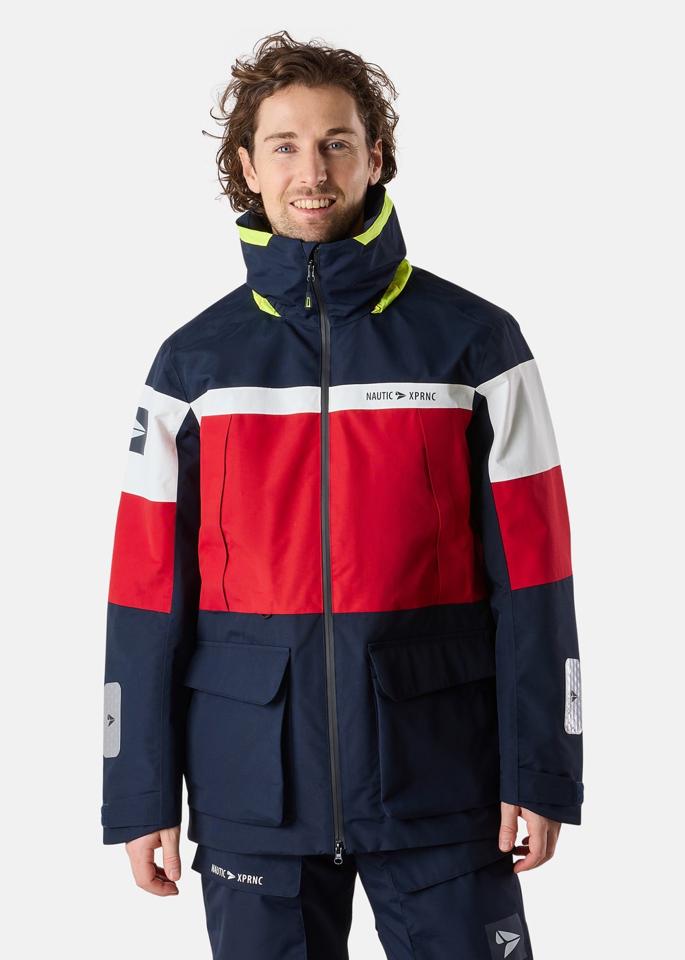 Pacific Sailing Jacket, Navy Multicolour, 2XL,  Vårjackor | Kläder//T-Shirts//Herr | Padelspecialisterna