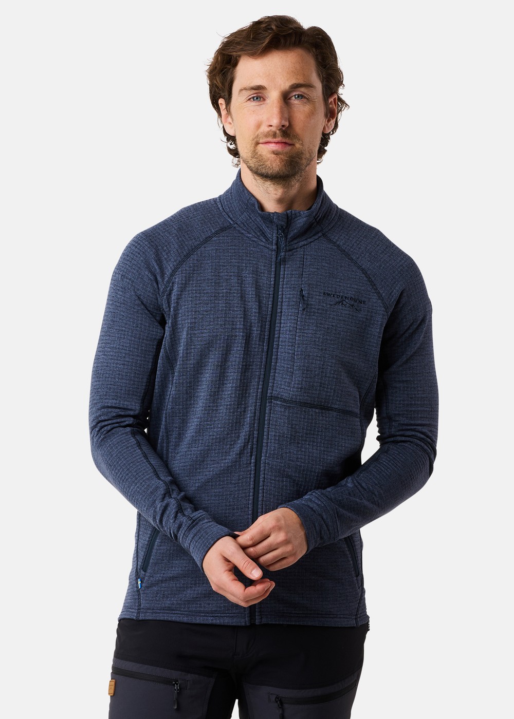 Lofoten Midlayer Full Zip, Dk. Navy Melange, 3xl,  Tröjor