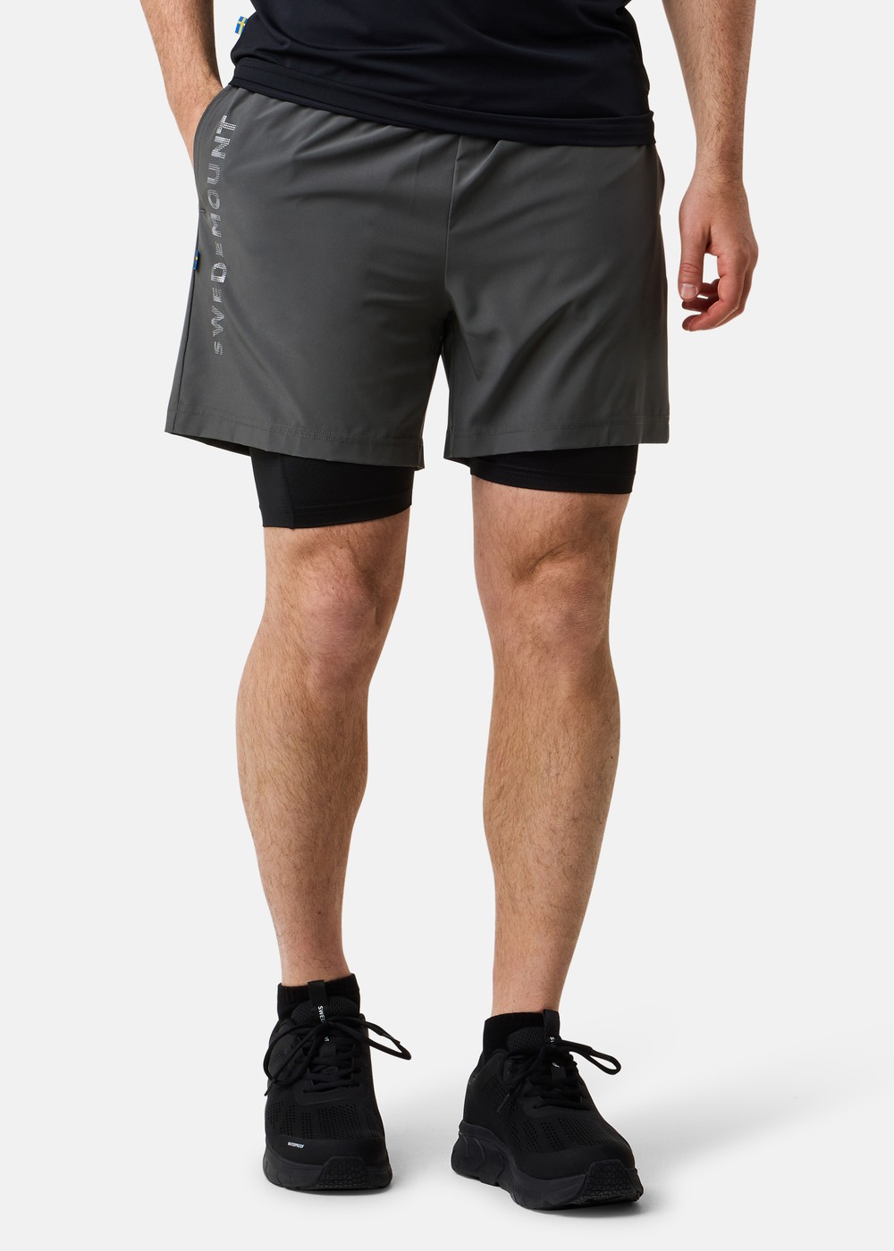 Training 2-In-1 Shorts, Dusty Olive, L,  Löparshorts