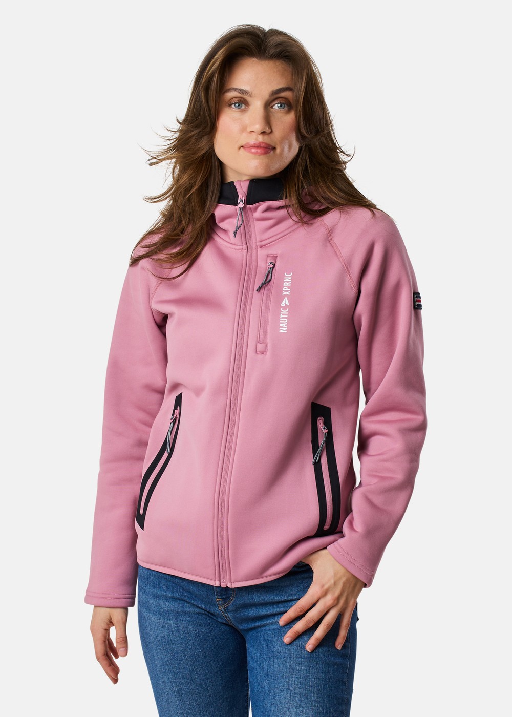 Pacific Hooded Fleece Ii W, Dusty Rose/Charcoal, 44,  Hoodies Pacific Hooded Fleece Ii W, Dusty Rose/Charcoal, 44,  Hoodies