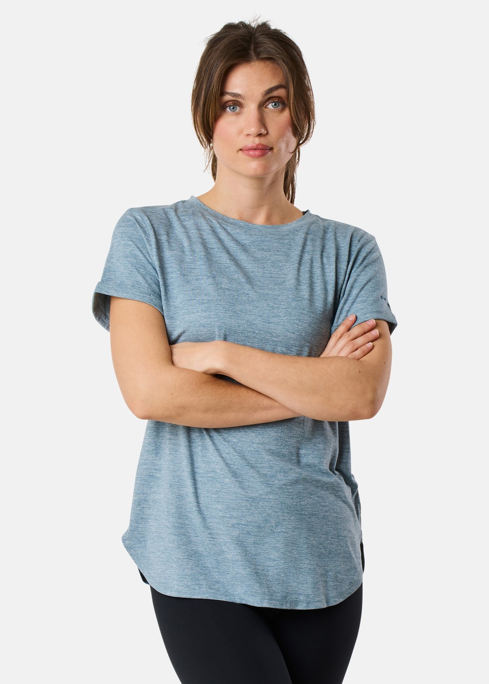 Core Loose Fit Tee W, Lt. Sage Green Melange, 40,  T-Shirts Core Loose Fit Tee W, Lt. Sage Green Melange, 40,  T-Shirts