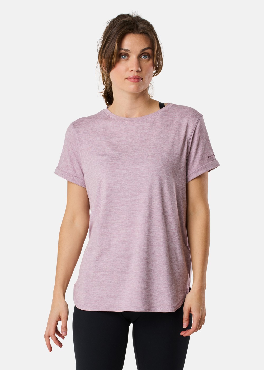 Core Loose Fit Tee W, Pale Mauve Melange, 36,  T-Shirts Core Loose Fit Tee W, Pale Mauve Melange, 36,  T-Shirts
