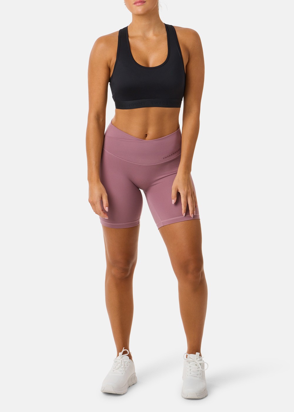 Core Wrap Short Tights W, Dk. Mauve, 38,  Träningsshorts Core Wrap Short Tights W, Dk. Mauve, 38,  Träningsshorts