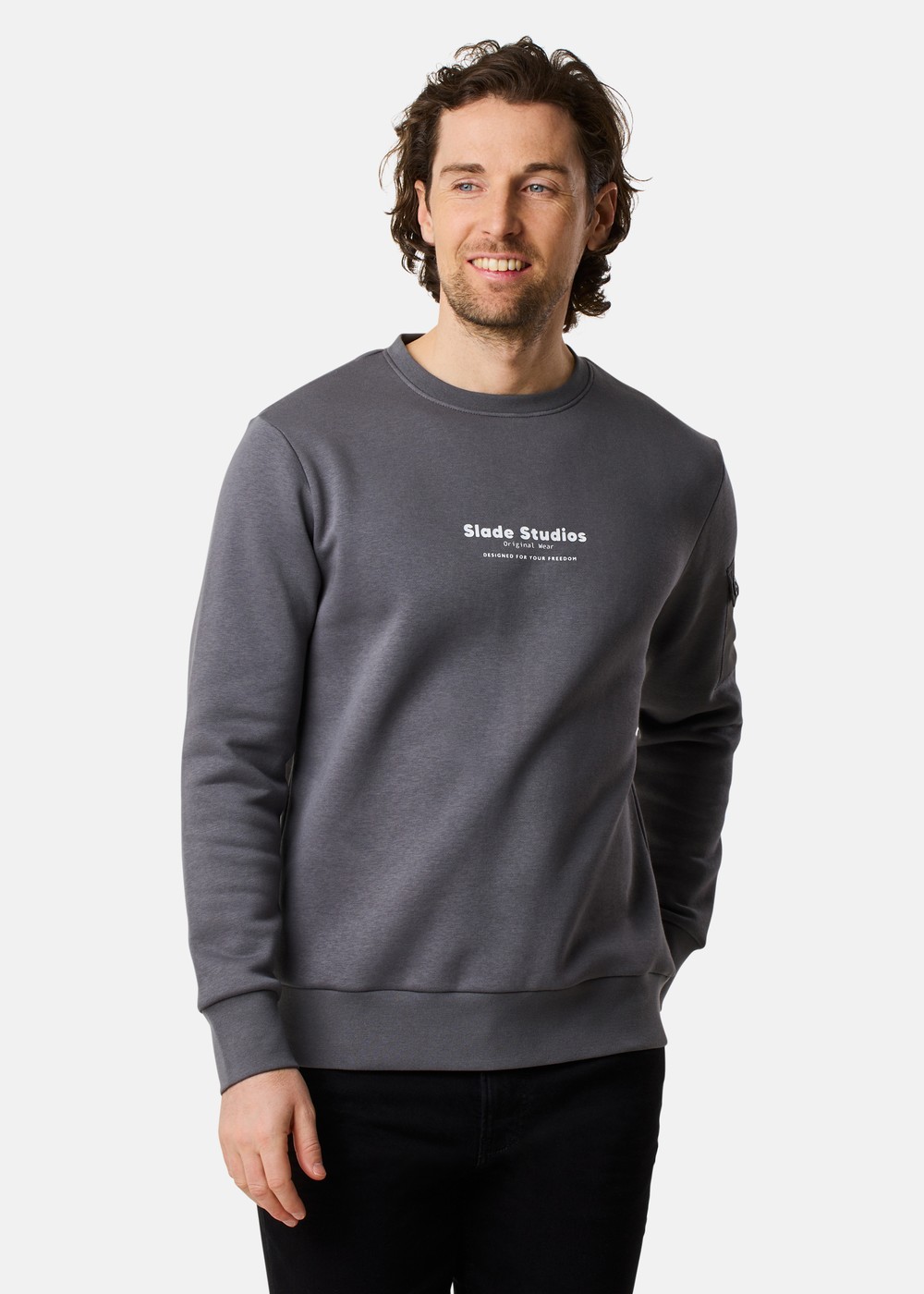 Slade Original Crewneck, Tea Grey, Xs,  Sweatshirts