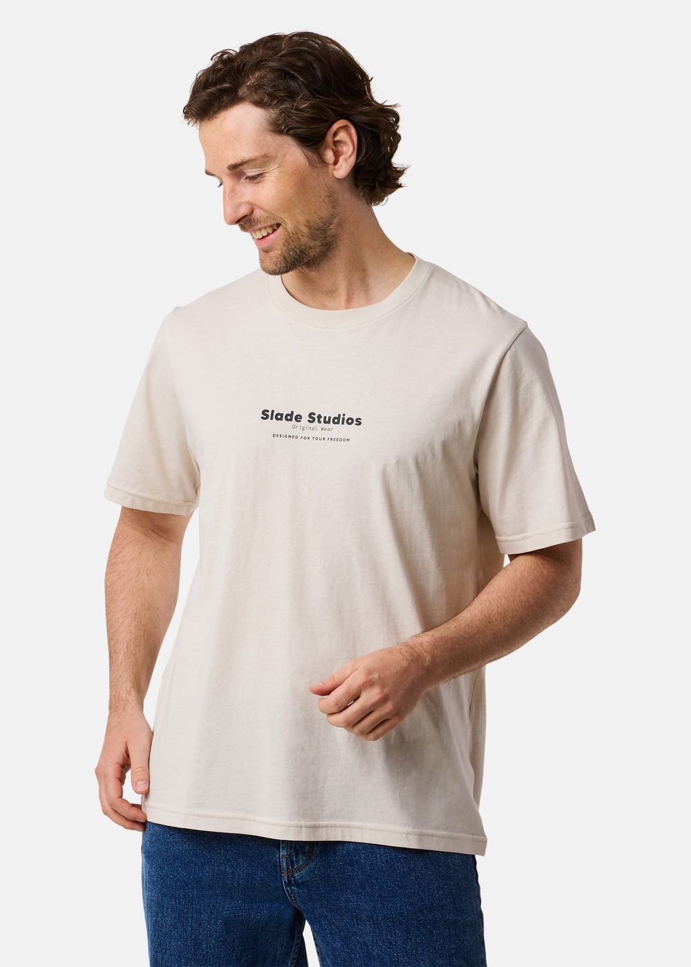 Slade Original Tee, Lt Khaki, M,  T-Shirts Slade Original Tee, Lt Khaki, M,  T-Shirts