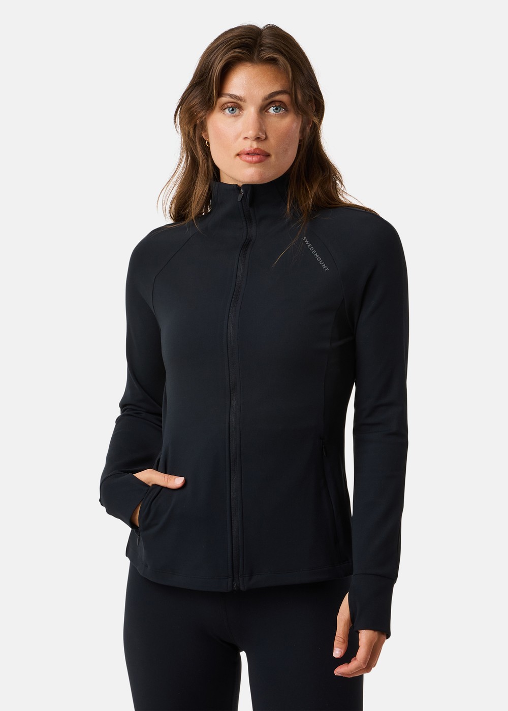 Move Full Zip Jacket W, Black, 46,  Träningsjackor Move Full Zip Jacket W, Black, 46,  Träningsjackor