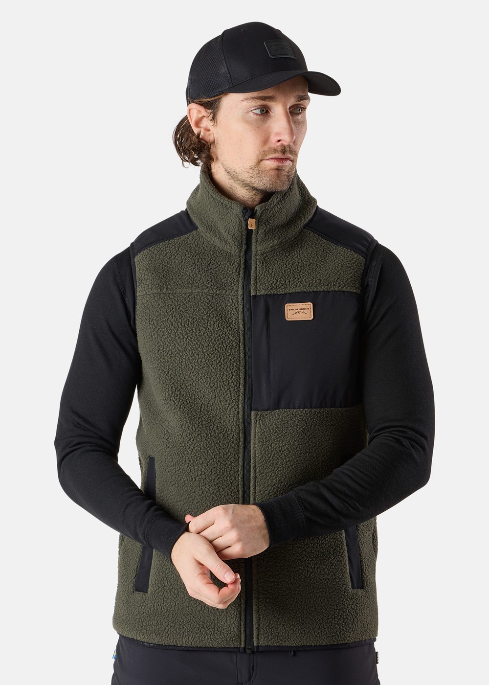 Nordkap Pile Vest, Dk Olive/Black, Xl,  Jackor Nordkap Pile Vest, Dk Olive/Black, Xl,  Jackor