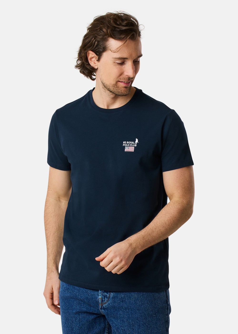 Rs Polo Crew Tee, Dk. Navy, 4xl,  T-Shirts Rs Polo Crew Tee, Dk. Navy, 4xl,  T-Shirts