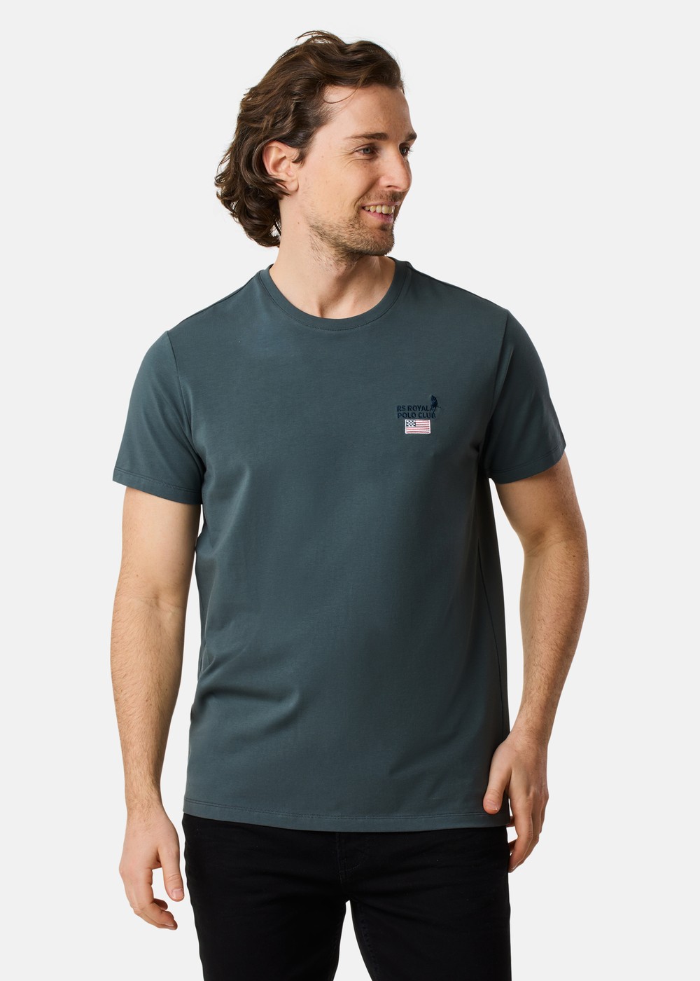 Rs Polo Crew Tee, Sage Green, M,  T-Shirts Rs Polo Crew Tee, Sage Green, M,  T-Shirts