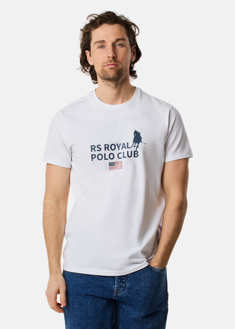 Rs Polo Logo Tee, White, S,  T-Shirts Rs Polo Logo Tee, White, S,  T-Shirts