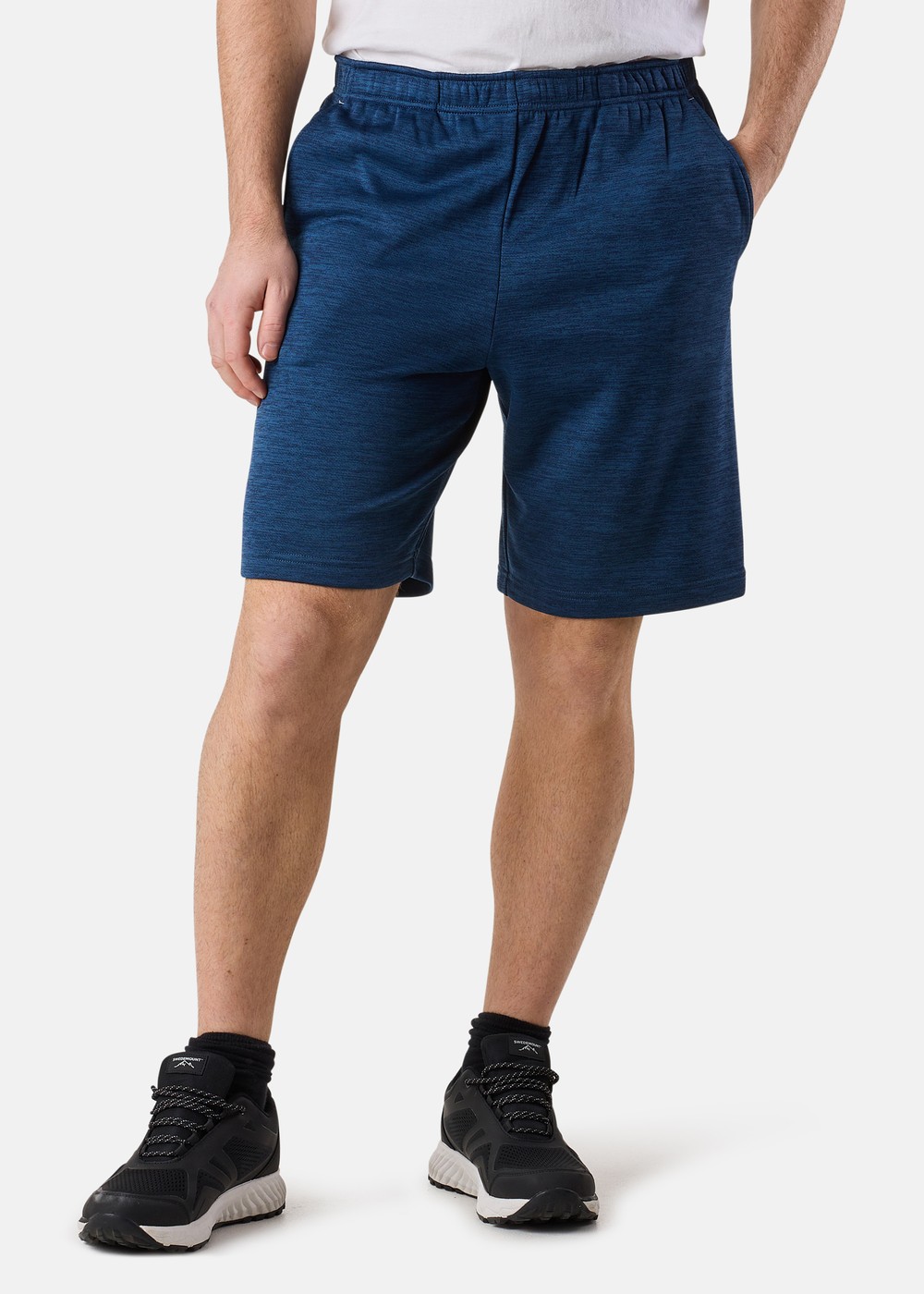 Training Logo Shorts Ii, Navy Melange/Lt. Grey Melange, Xs,  Sweatpants Training Logo Shorts Ii, Navy Melange/Lt. Grey Melange, Xs,  Sweatpants