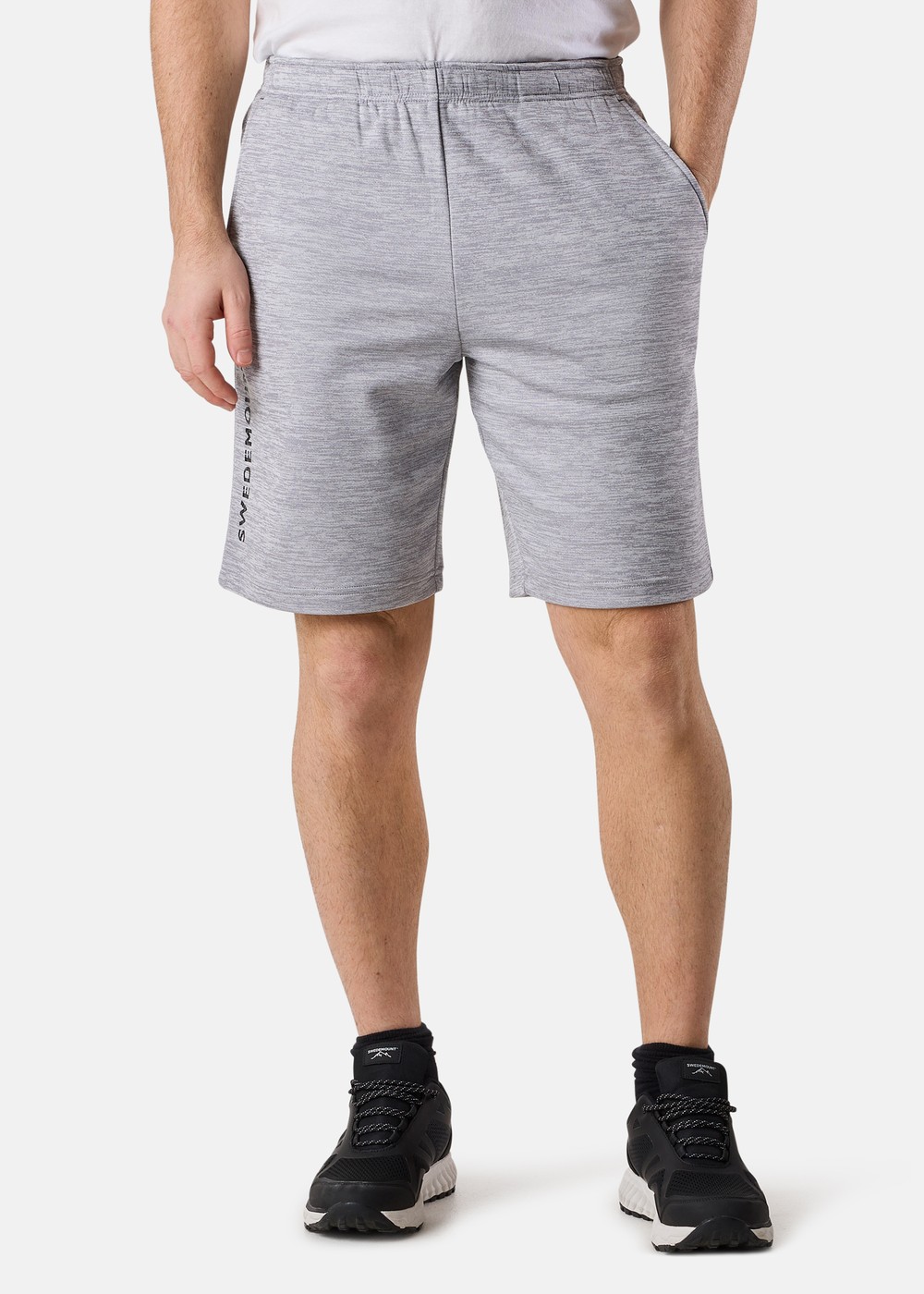 Training Logo Shorts Ii, Lt. Grey Melange/Charcoal Mela, Xs,  Sweatpants | Kläder//Jackor//Herr//Vårjackor | Padelspecialisterna