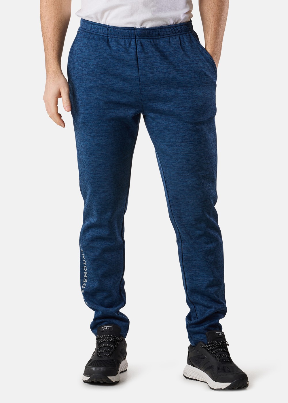 Training Logo Pants Ii, Navy Melange/Lt. Grey Melange, M,  Vardagsbyxor Training Logo Pants Ii, Navy Melange/Lt. Grey Melange, M,  Vardagsbyxor