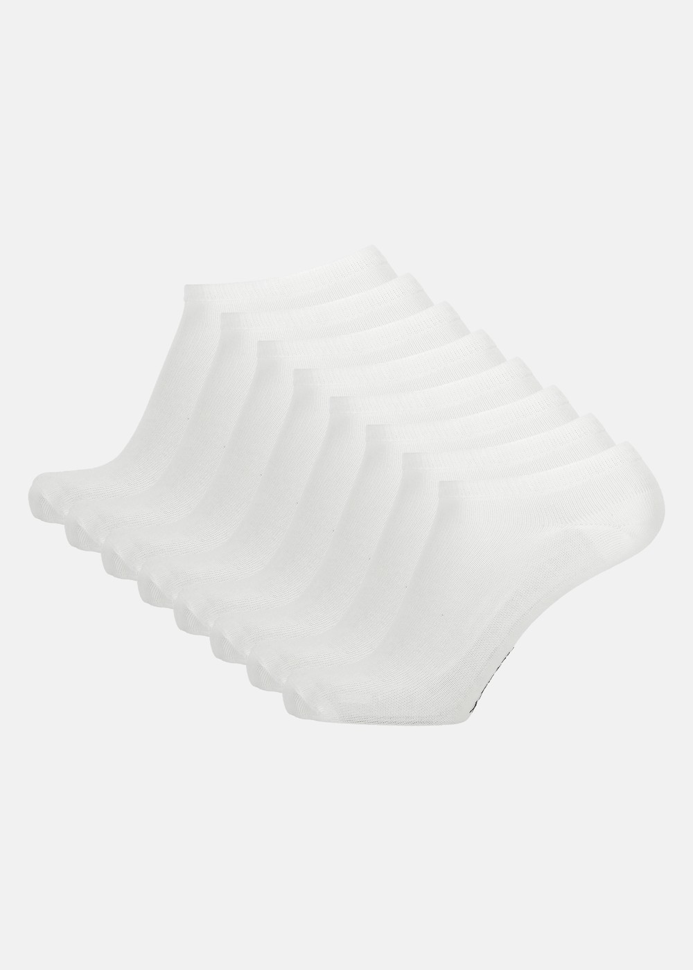 Trainer Ankle Sock 8-Pack, White, 43-46,  Bomullsstrumpor Trainer Ankle Sock 8-Pack, White, 43-46,  Bomullsstrumpor