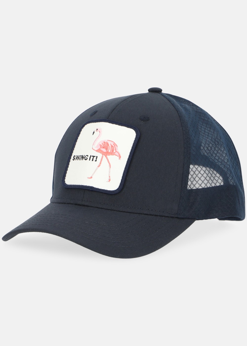 Blount & Pool Trucker Cap, Dk. Navy Flamingo, Onesize,  Träningstillbehör