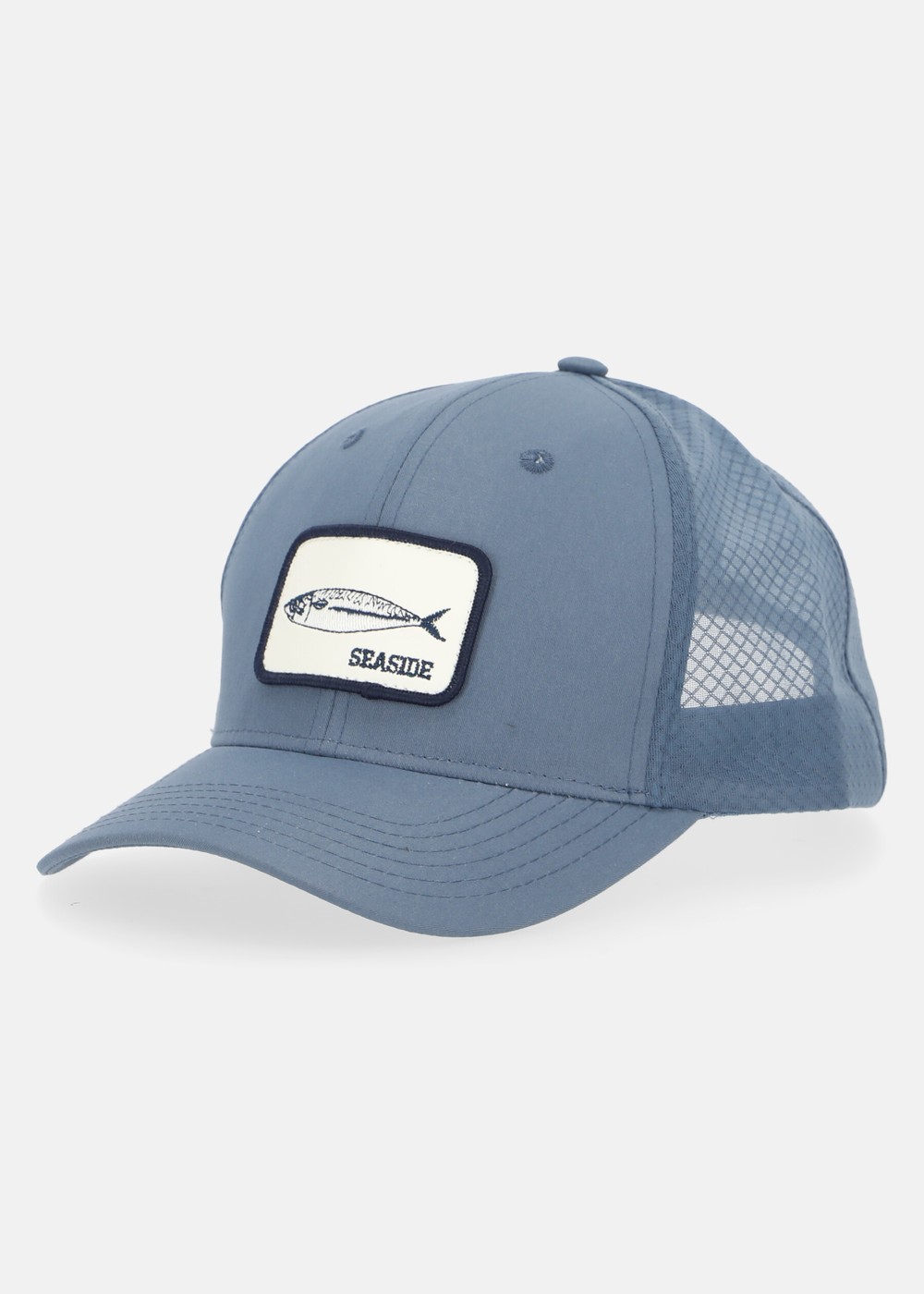 Seaside Trucker Cap, Denim Blue Mackerel, Onesize,  Träningstillbehör