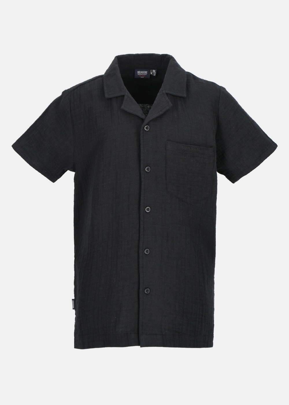 Max Shirt Jr, Black, 160,  Kortärmade Skjortor Max Shirt Jr, Black, 160,  Kortärmade Skjortor