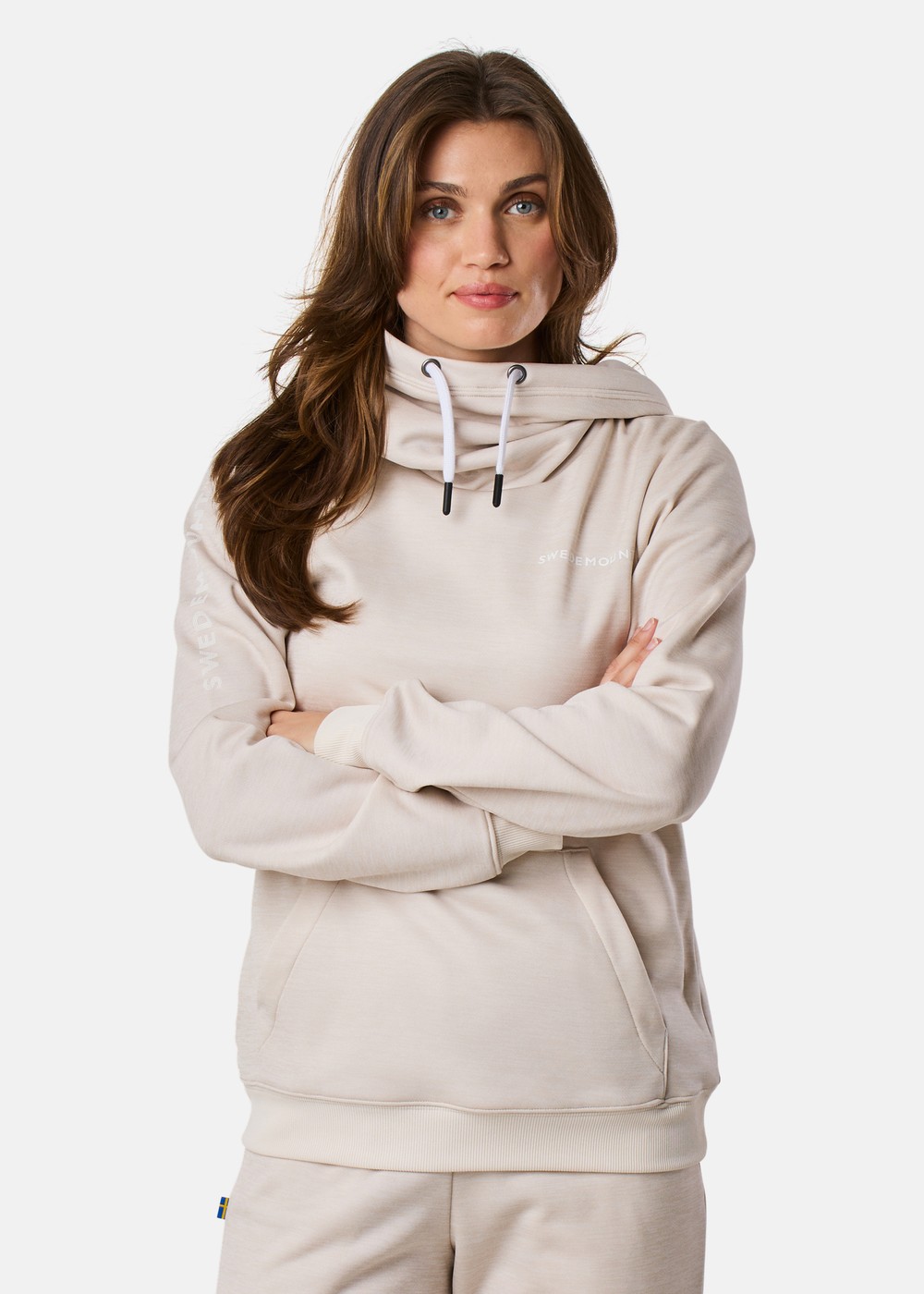 Training Logo Hood W Ii, Beige Melange/Beige, 42,  Hoodies Training Logo Hood W Ii, Beige Melange/Beige, 42,  Hoodies