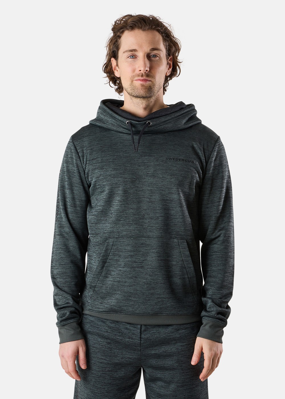 Training Logo Hood Ii, Dusty Green Melange/Charcoal M, Xs,  Hoodies Training Logo Hood Ii, Dusty Green Melange/Charcoal M, Xs,  Hoodies