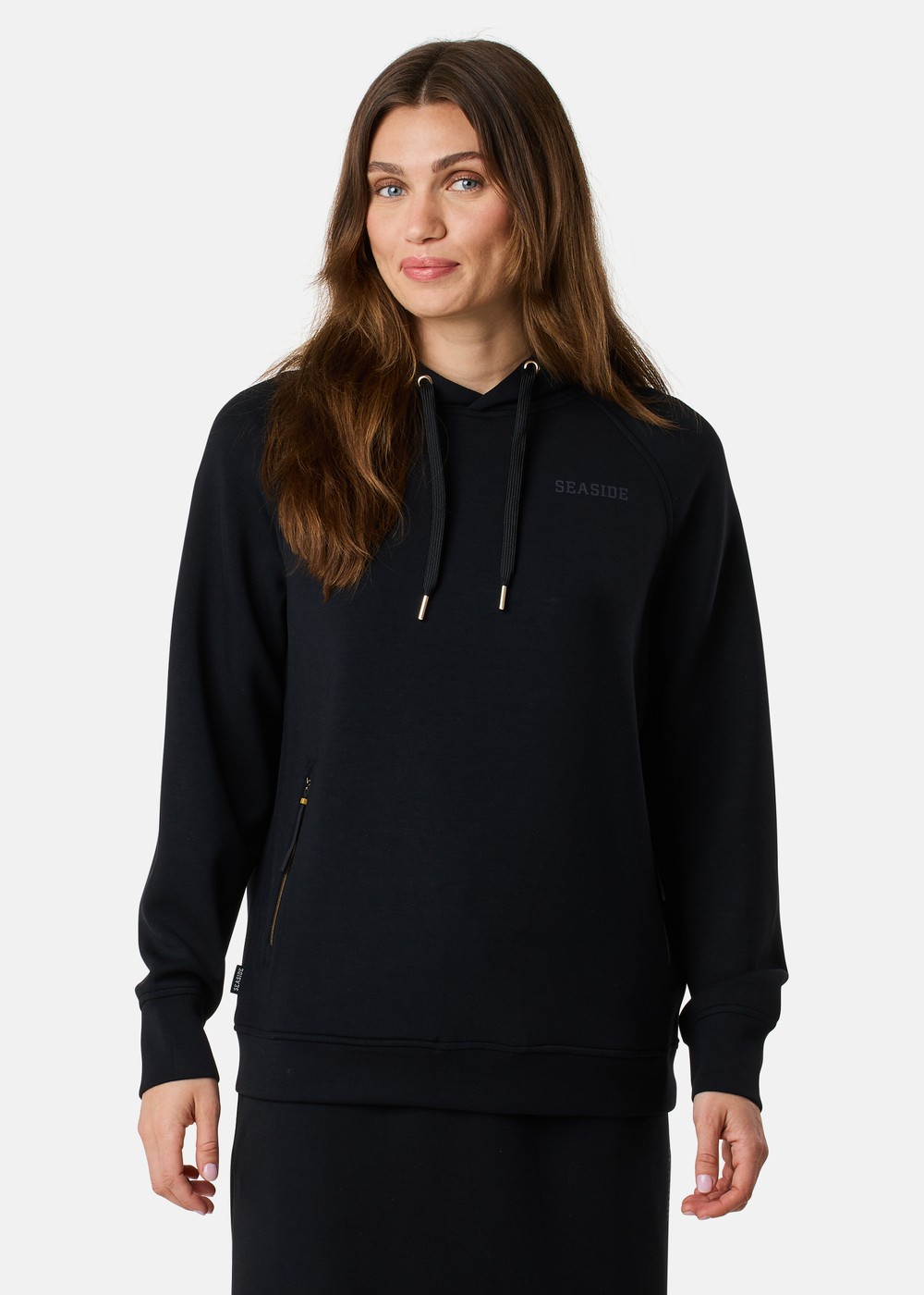 Lounge Relax Hood W, Black, 46,  Långärmade Skjortor