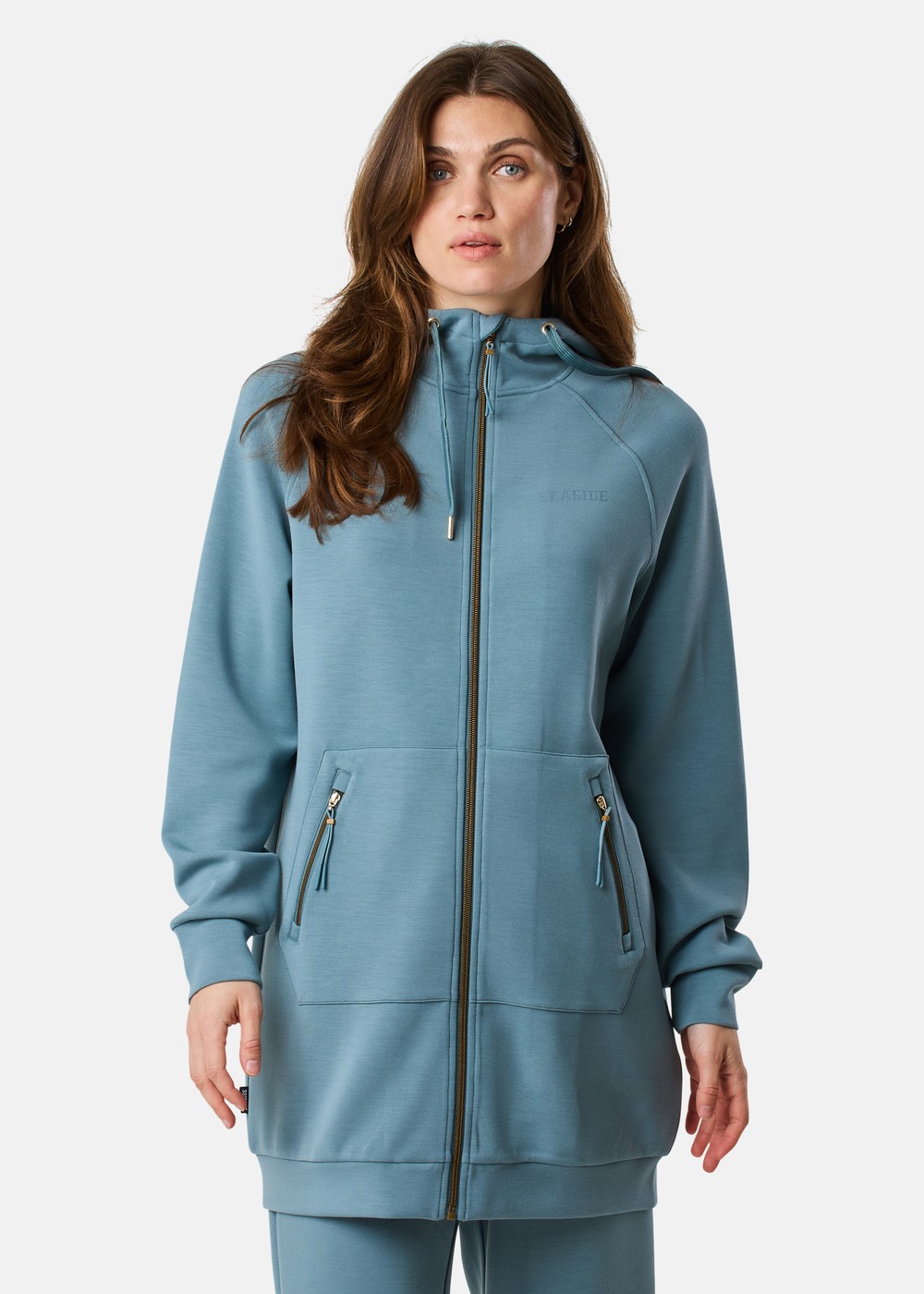 Lounge Relax Zip Hood Long W, Midnight Green, 42,  Hoodies Lounge Relax Zip Hood Long W, Midnight Green, 42,  Hoodies