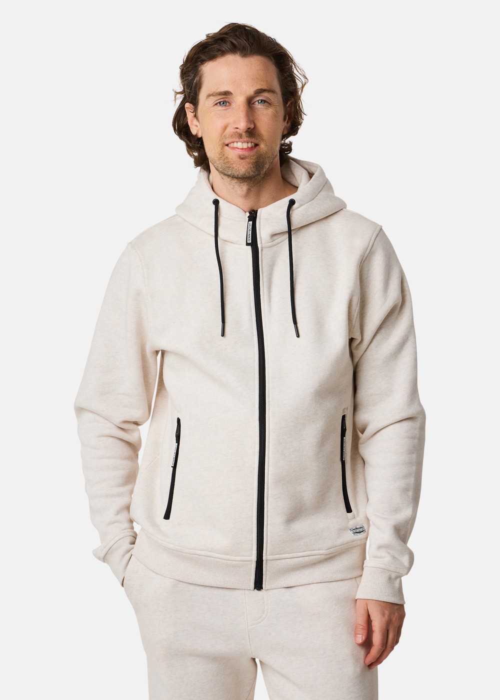 Atlanta Zip Hood, Oatmeal Melange, S,  Hoodies Atlanta Zip Hood, Oatmeal Melange, S,  Hoodies