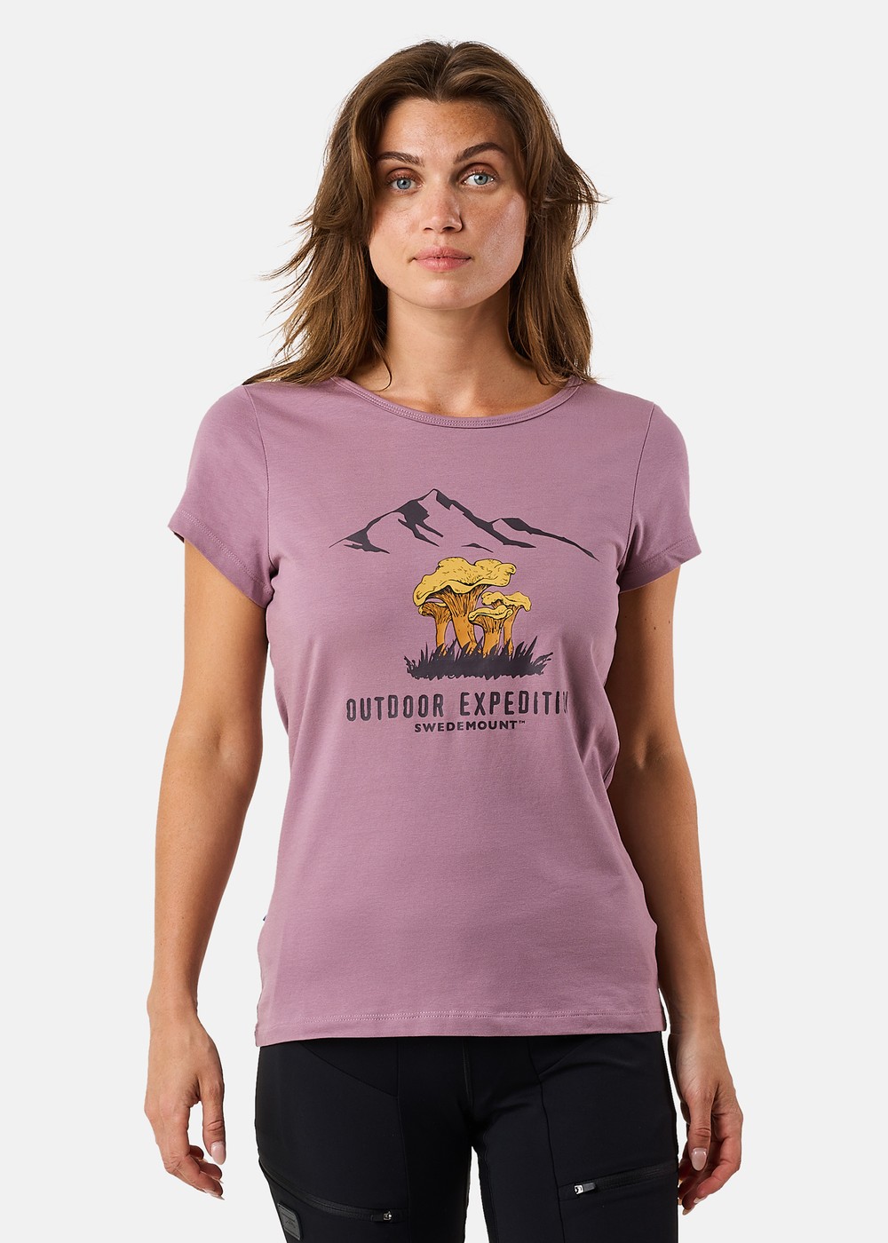 Forest Tee W, Dk. Mauve Chantarelle, 44,  T-Shirts
