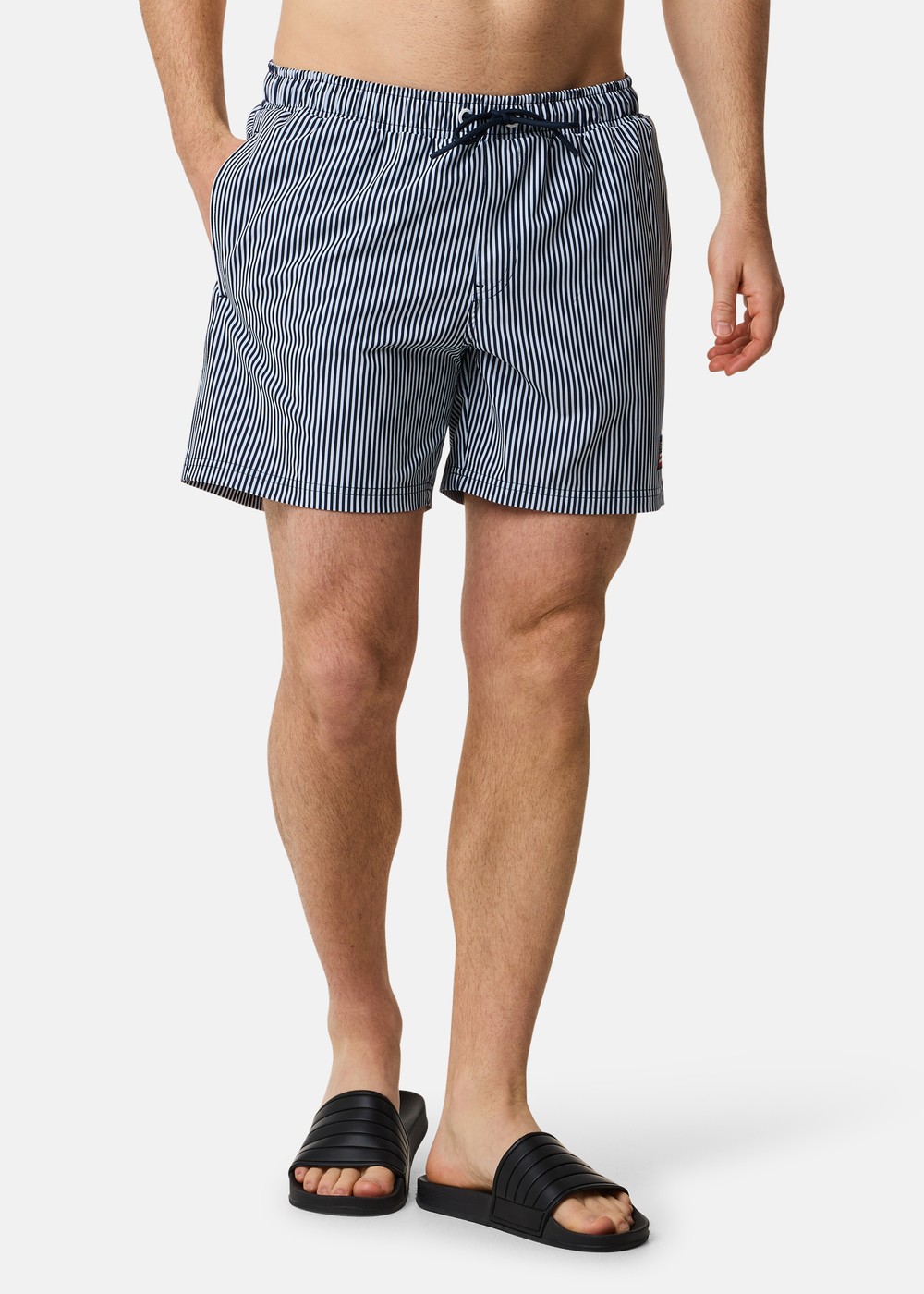 Pacific Stretch Beach Shorts, Navy Stripe, S,  Badkläder Pacific Stretch Beach Shorts, Navy Stripe, S,  Badkläder
