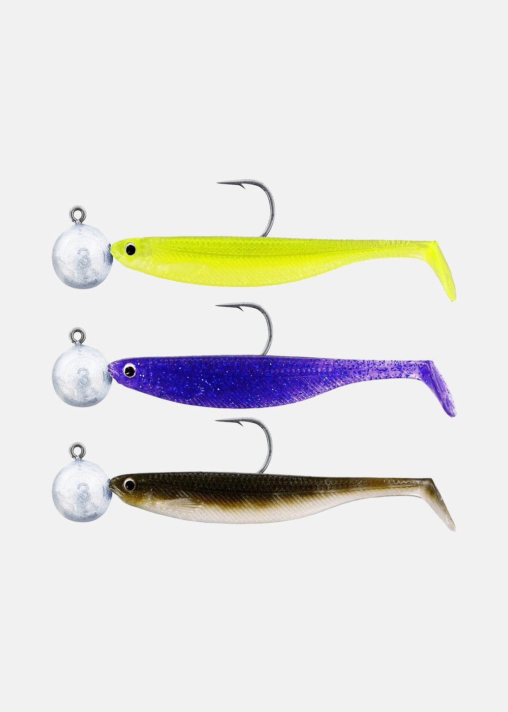 Shadteez Slim R 'N R 5cm 3g #4, Dark Water Mix 16, 218,  Jiggar