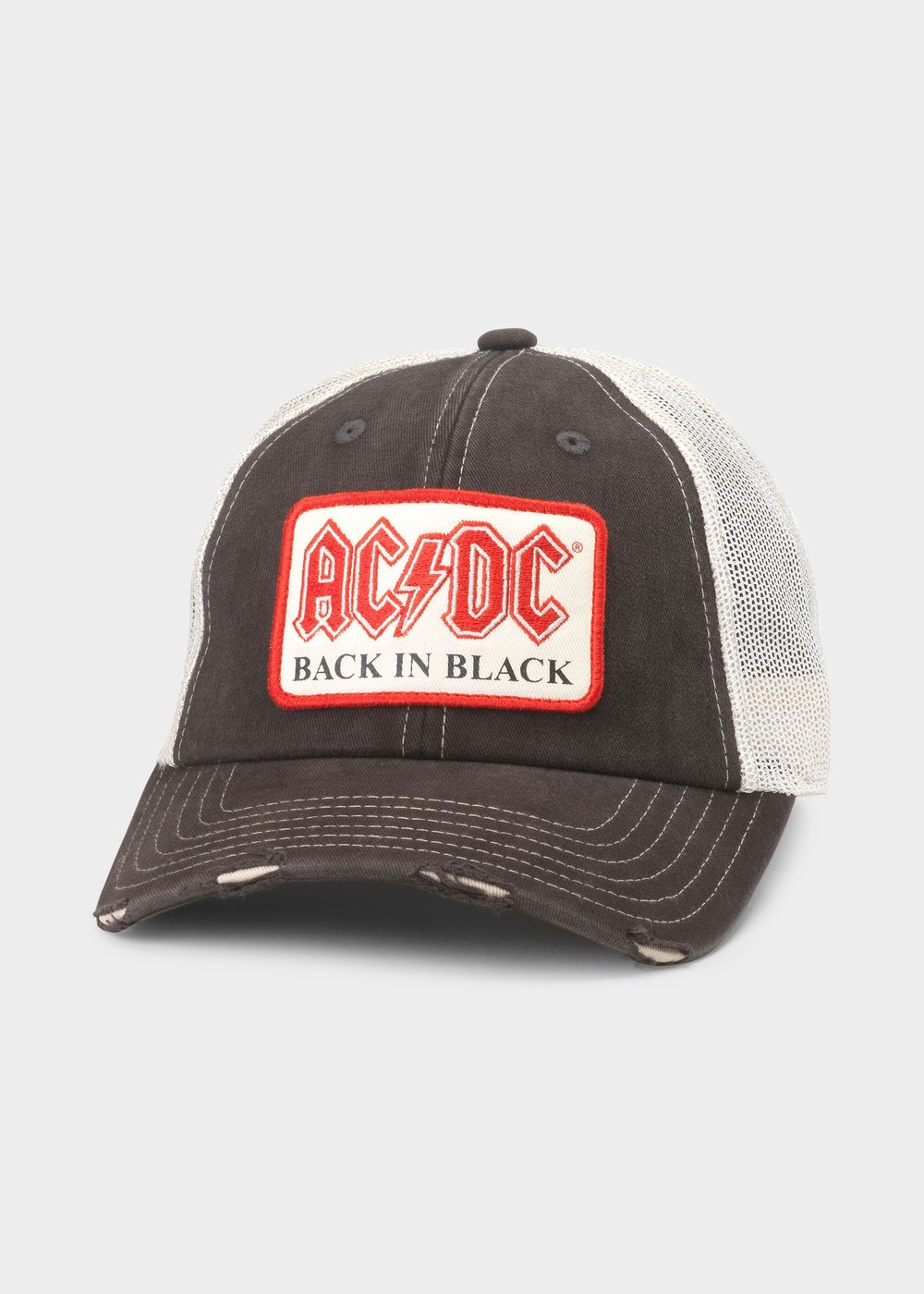 Acdc Orville Ivory/Black Ameri, Ivory/Black, One Size,  Hattar