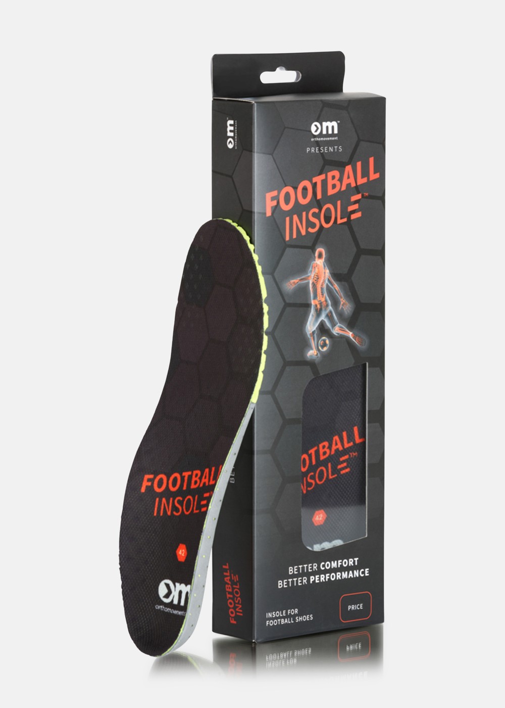 Bilde av Football Insole, innersåle BLACK