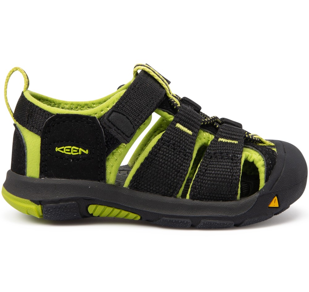 Newport H2, Black/Lime Green, 19 (Us 4),  Tofflor