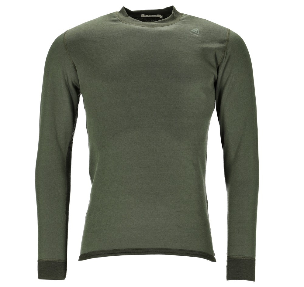 Hotwool Crewneck Unisex, Olive Night, Xl,  Ullunderställ