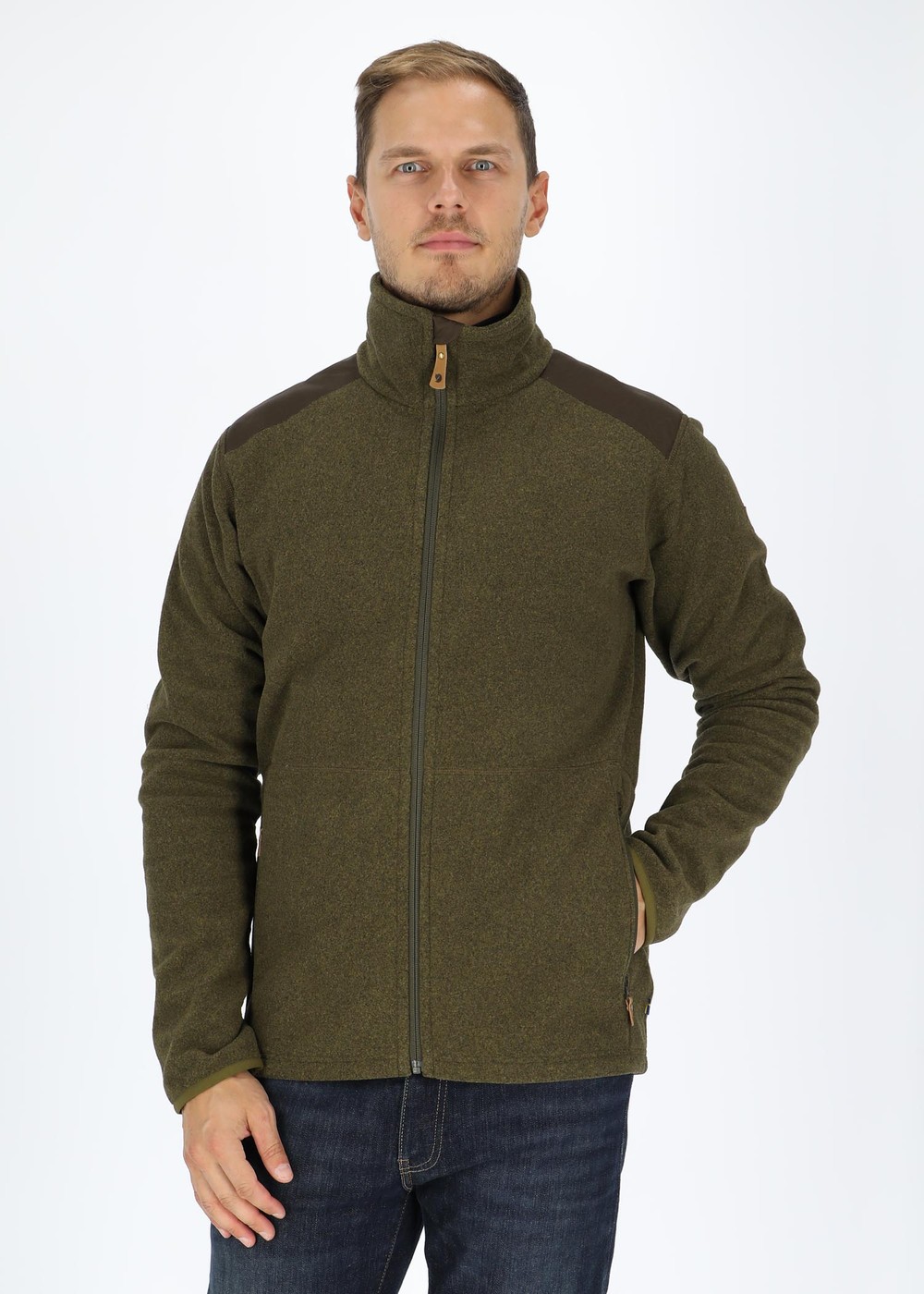 Sten Fleece M, Dark Olive, 2xl,  Tröjor