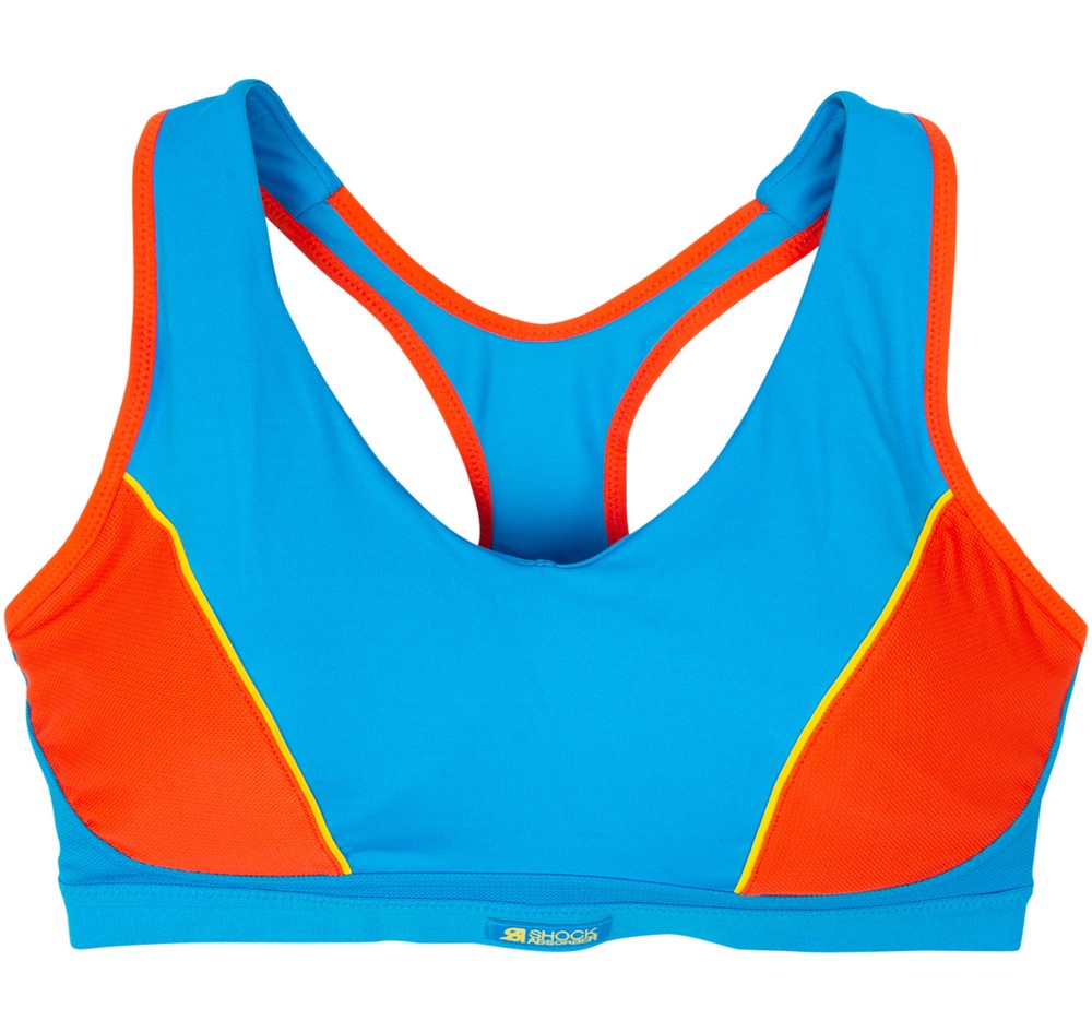 Active Sports Padded Bra - Bla, Blue/Grenadine, 75a,  Sport-Bh