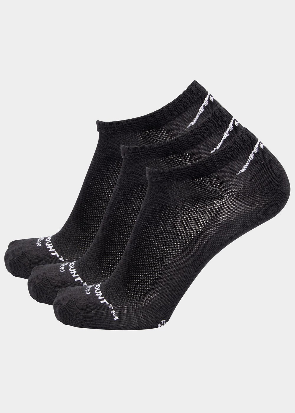 Bamboo Ankle Socks, Black, 43-46,  Bomullsstrumpor