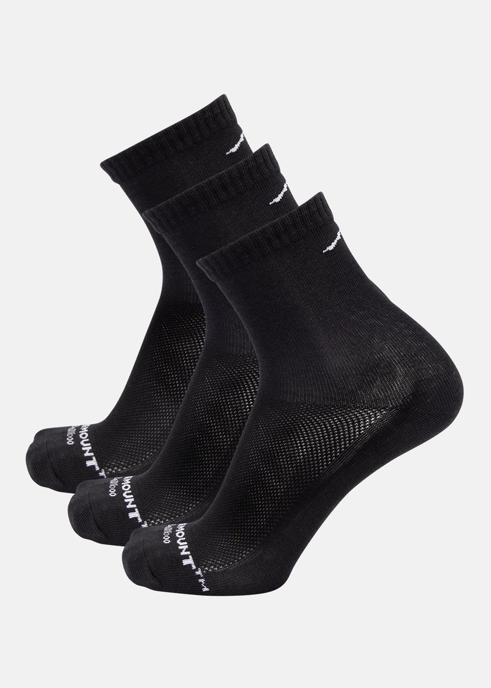 Bamboo Running Socks, Black, 43-46,  Träningsstrumpor | Kläder//Hoodies//Tröjor//Herr | Padelspecialisterna