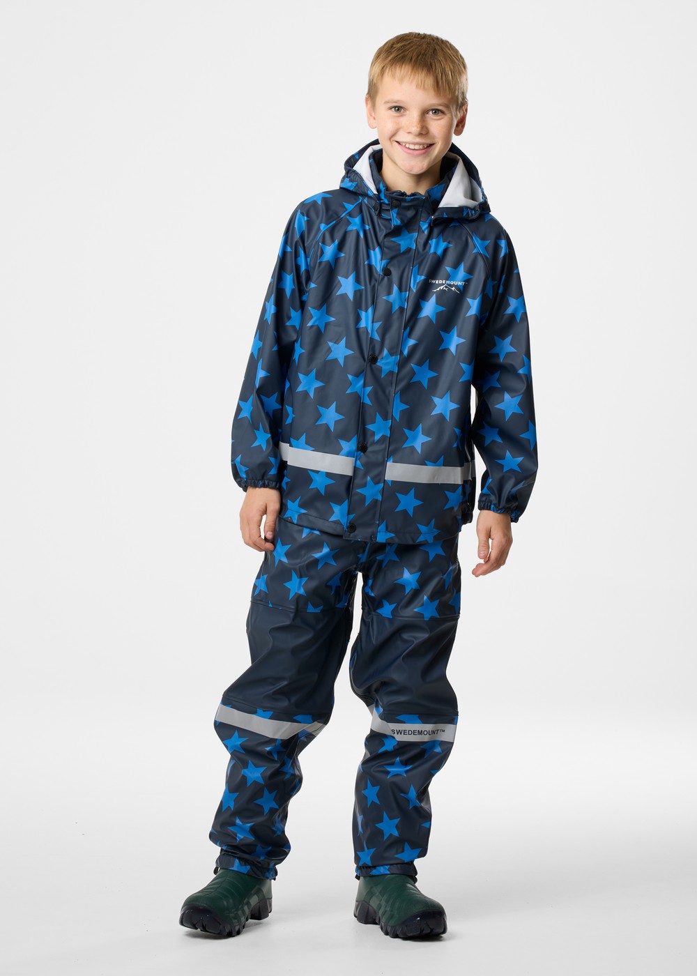 Drop Rain Set Jr, Dk. Navy/Blue, 110,  Regnjackor Drop Rain Set Jr, Dk. Navy/Blue, 110,  Regnjackor
