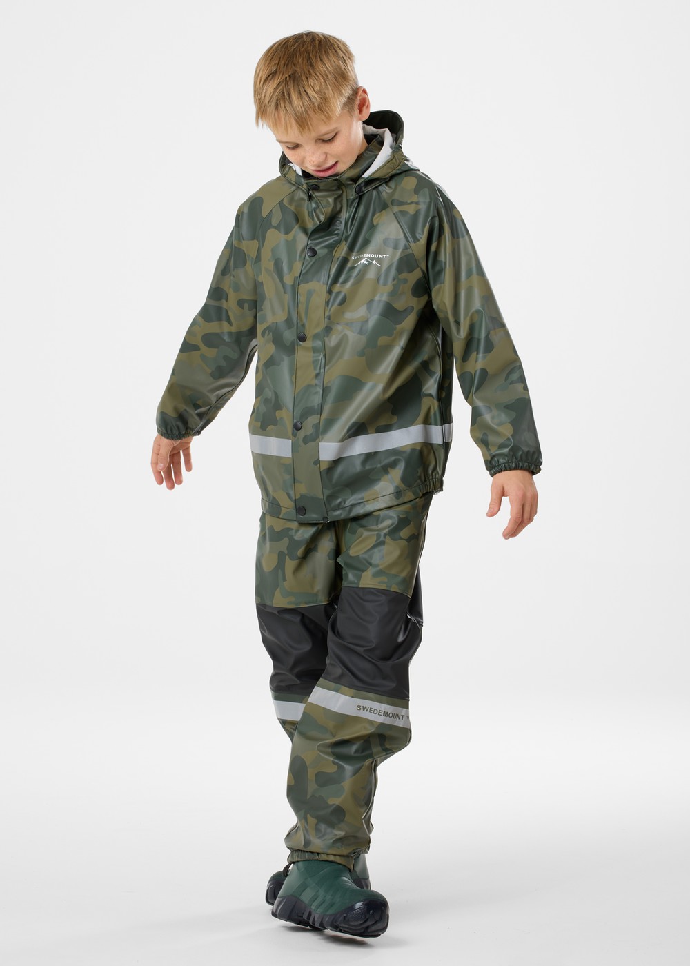 Drop Rain Set Jr, Camouflage, 100,  Regnjackor Drop Rain Set Jr, Camouflage, 100,  Regnjackor