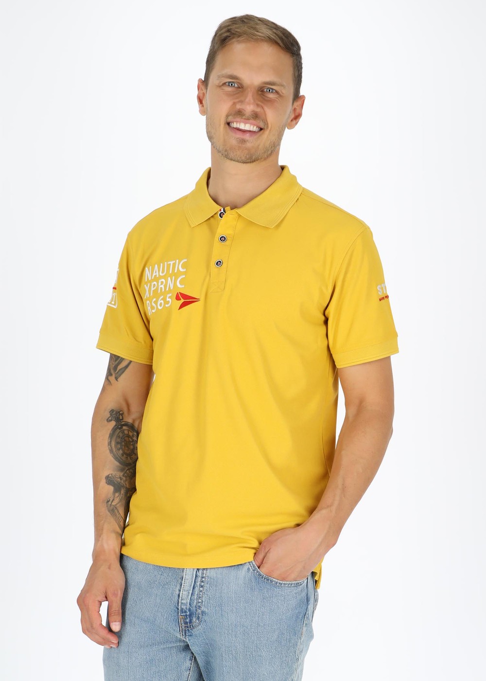 Skagen Piké, Yellow, 2xl,  Golfpikéer