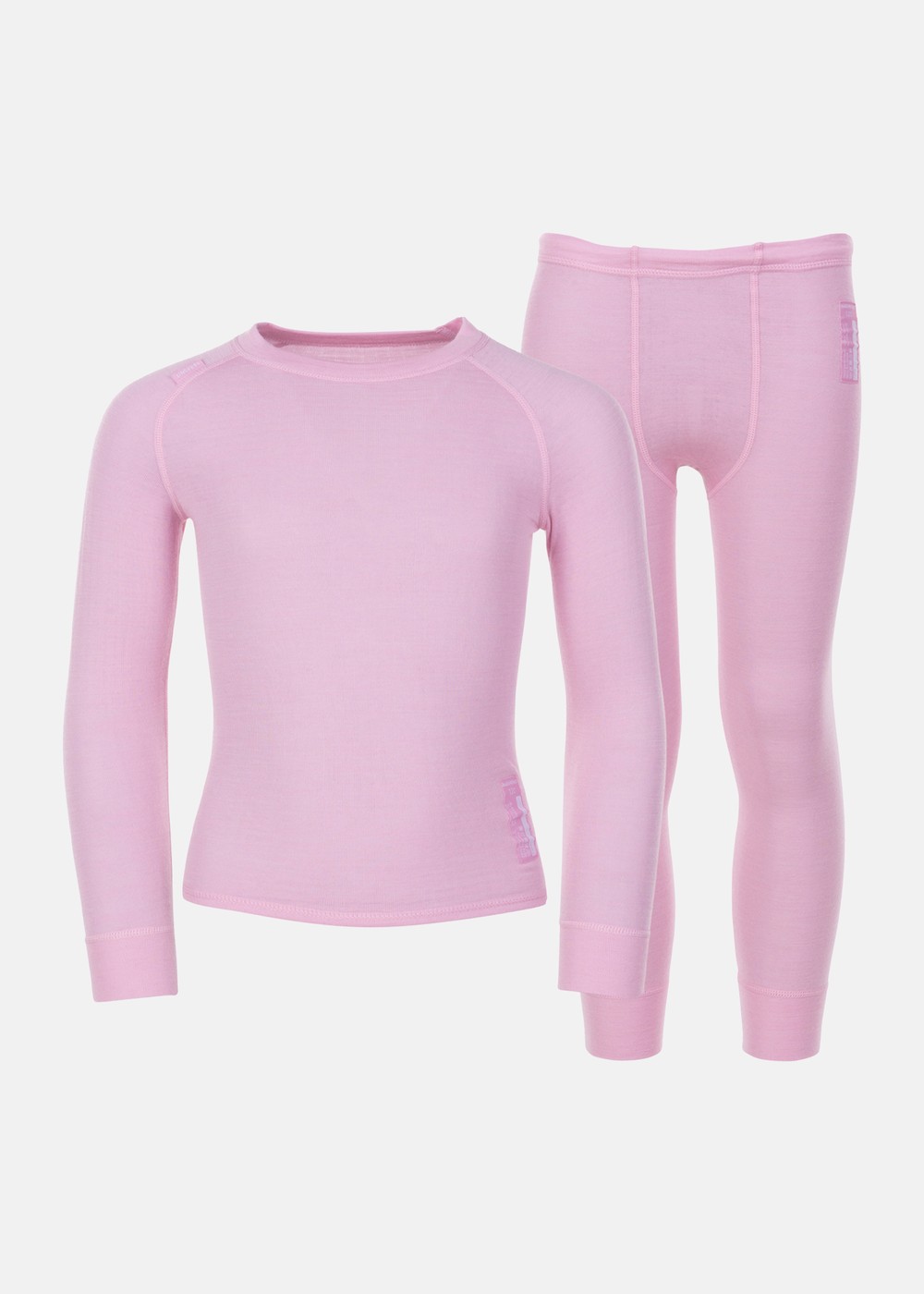 Merino Set Junior, Pink, 80,  Ullunderställ